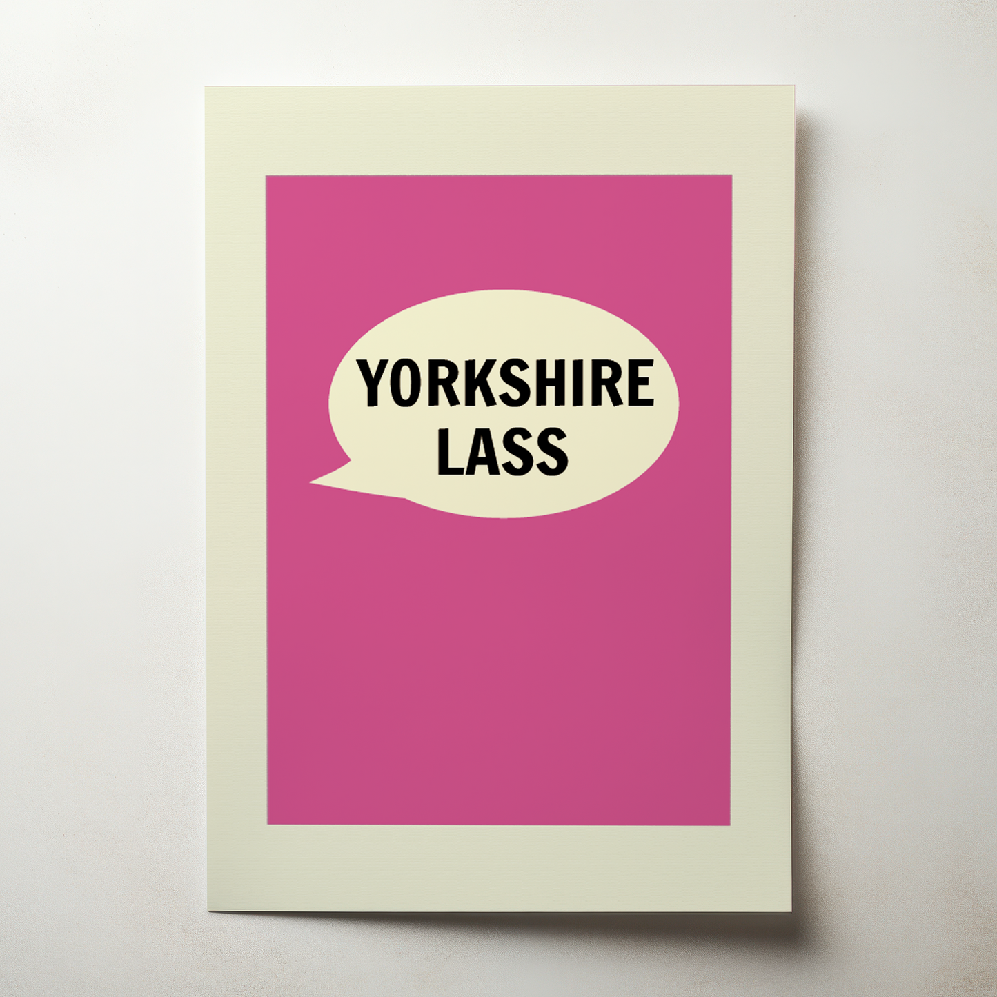 Yorkshire Lass Print