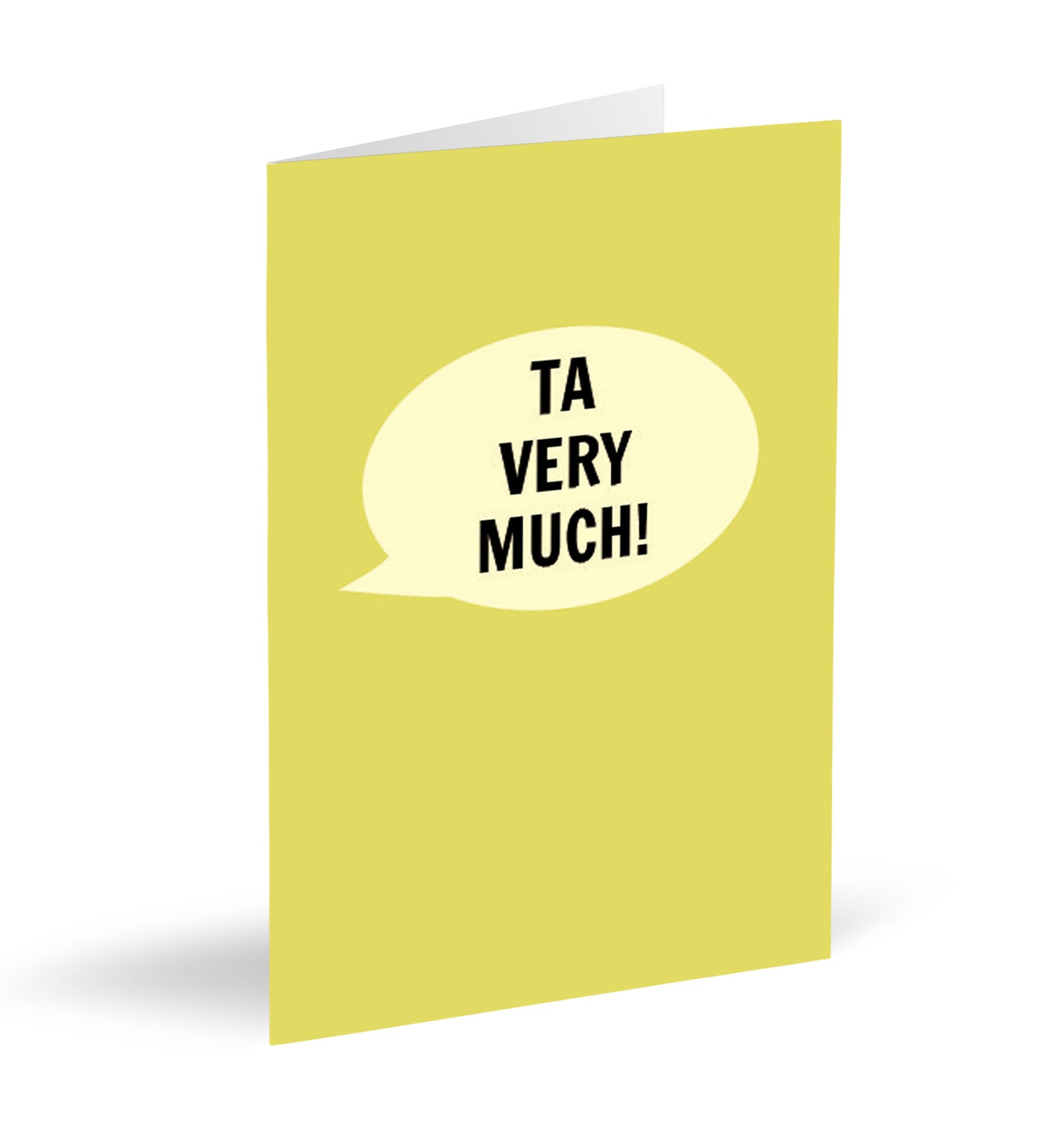Ta Very Much! Card
