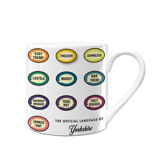 Yorkshire A-Z Pint Bone China Mug