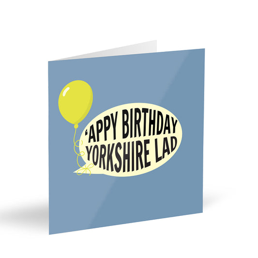 ‘Appy Birthday Yorkshire Lad Card