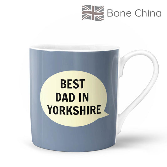 Best Dad In Yorkshire Bone China Mug