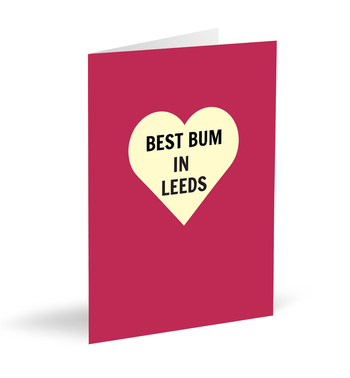 Best Bum in Leeds Card