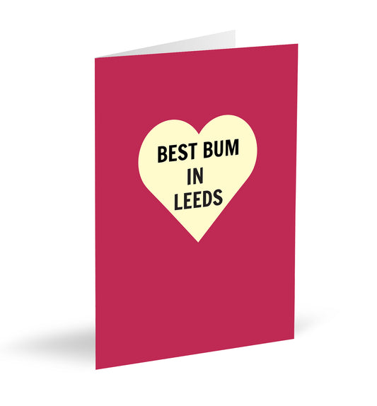 Best Bum in Leeds Card