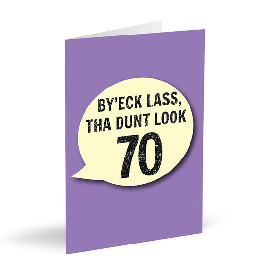 By’eck Lass, Tha Dunt Look 70 Card