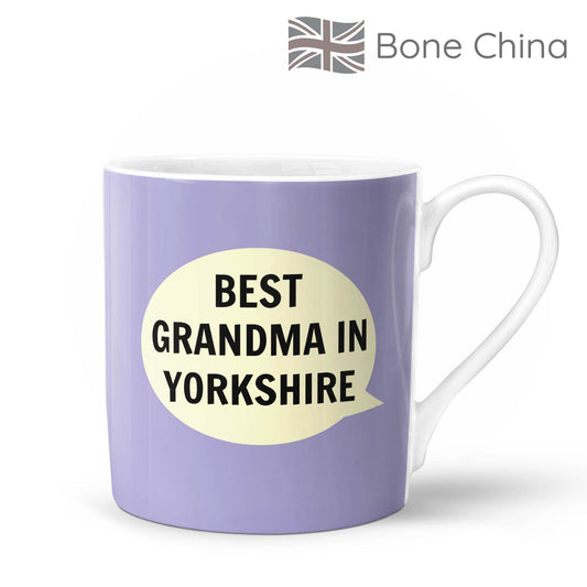 Best Grandma in Yorkshire Bone China Mug
