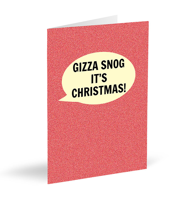 Gizza Snog It's Christmas! Card