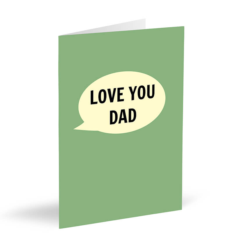 Love You Dad Card