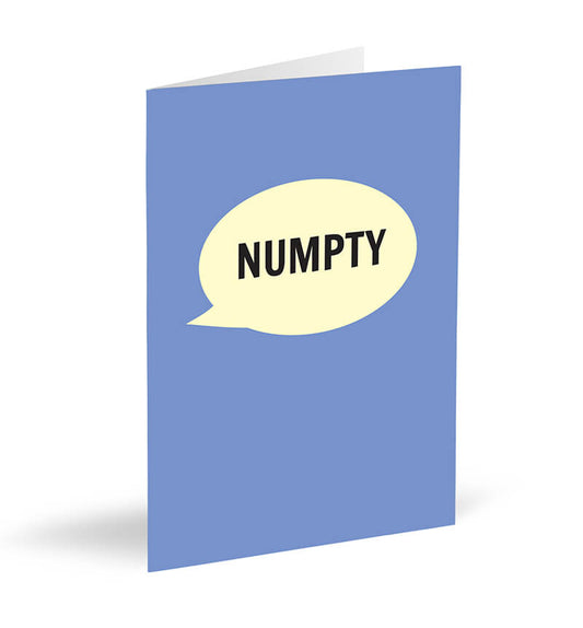 Numpty Card