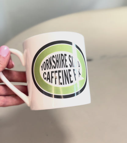Yorkshire Sized Caffeine Fix Pint Bone China Mug